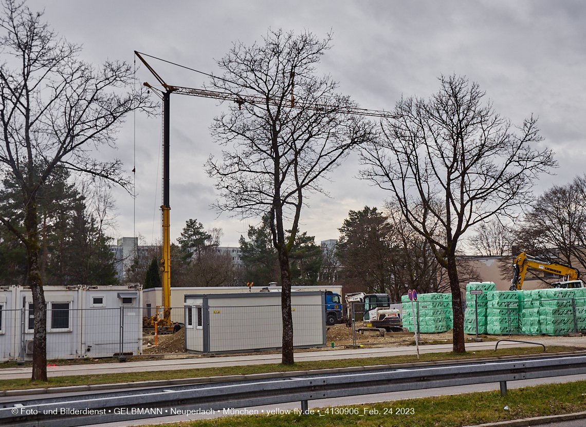 24.02.2023 -  Baustelle Haus für Kinder in Neupelach Quiddestraße 3